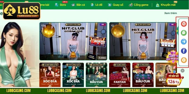 Các kênh liên hệ LU88 phổ biến hiện nay