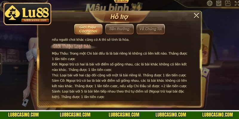 Các thuật ngữ cần nắm trong game Poker Mậu Binh