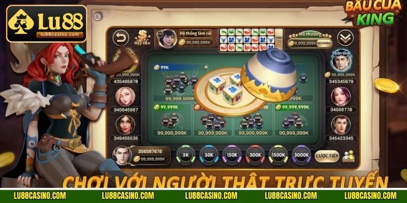 Cách chơi và cách tính thưởng trong game Bầu Cua Online
