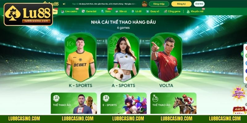 Hệ Thống Cá Cược Thể Thao Tại Lu88 Có Gì Nổi Bật?