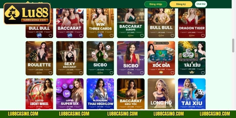 Khám phá kho game caisno đỉnh cao nhất định phải chơi tại LU88