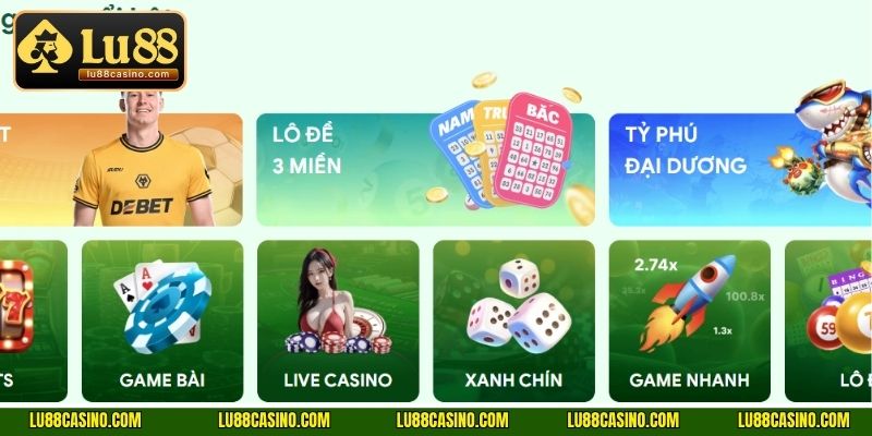 Nhà cái sở hữu đa dạng các sảnh chơi cho anh em thoả thích trải nghiệm